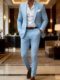 Men’s Elegant 2-Piece Suit Set